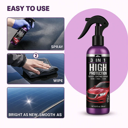GlossFusion 💎 Triple Action Shine & Protect Spray 🛡️🌟